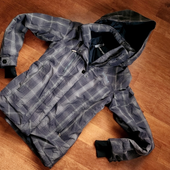 MARMOT Charcoal/Tan Ski Jacket - Size S/P - Picture 2 of 13